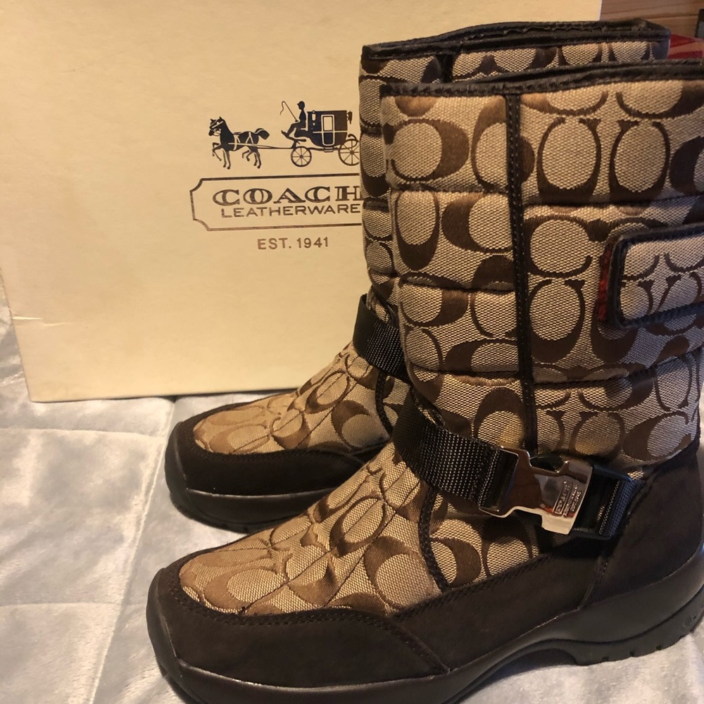 Coach rain boots